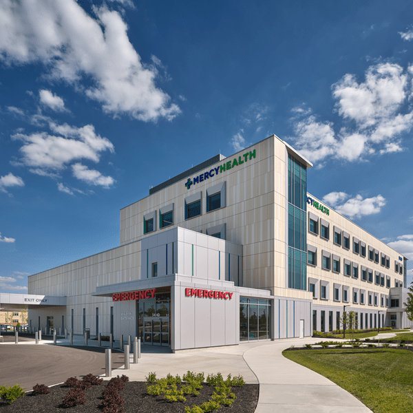 exterior view of Mercy Health — Kings Mills Hospital