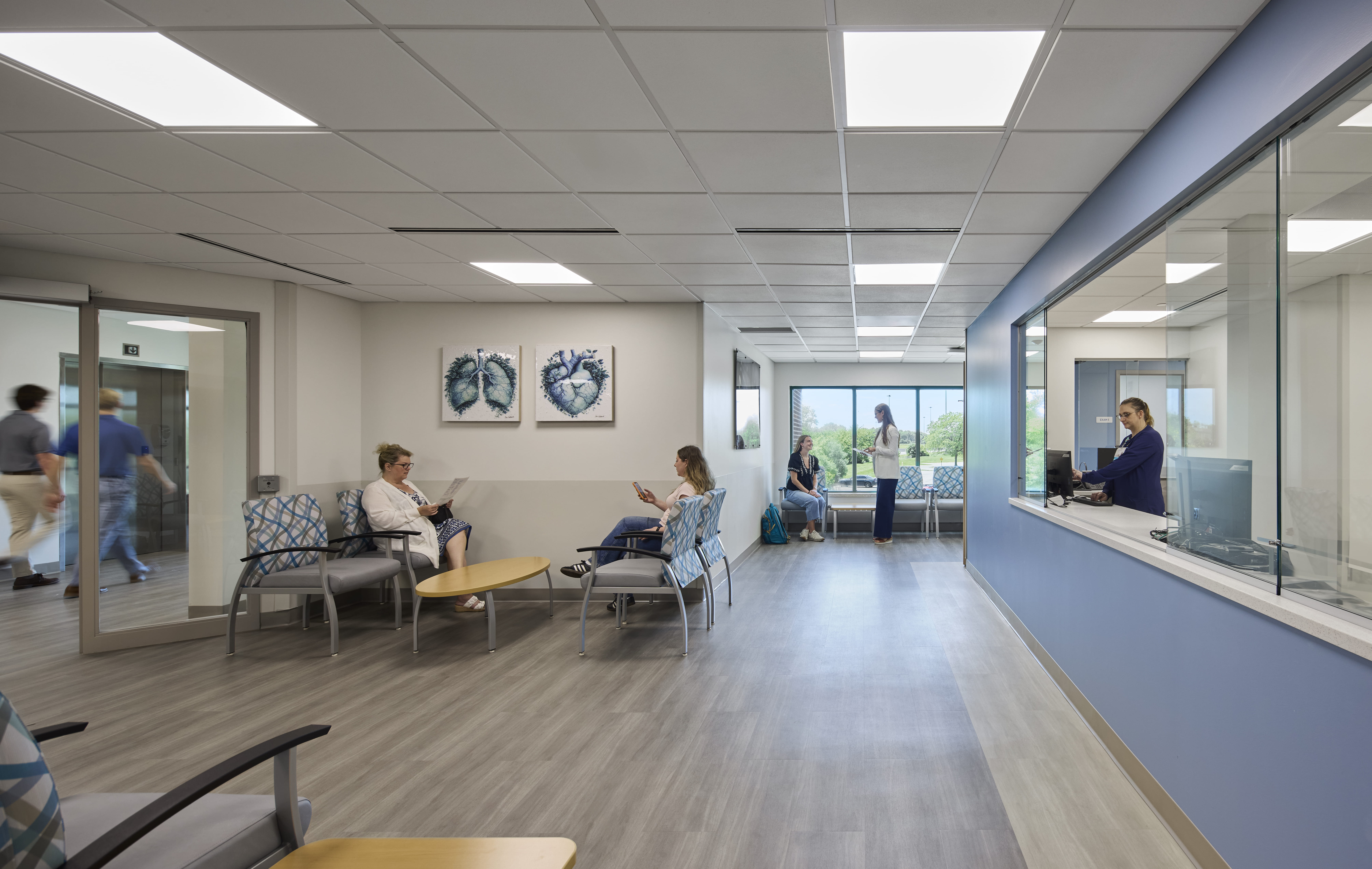 waiting room of Mercy Health — Fallen Timbers Cardiology