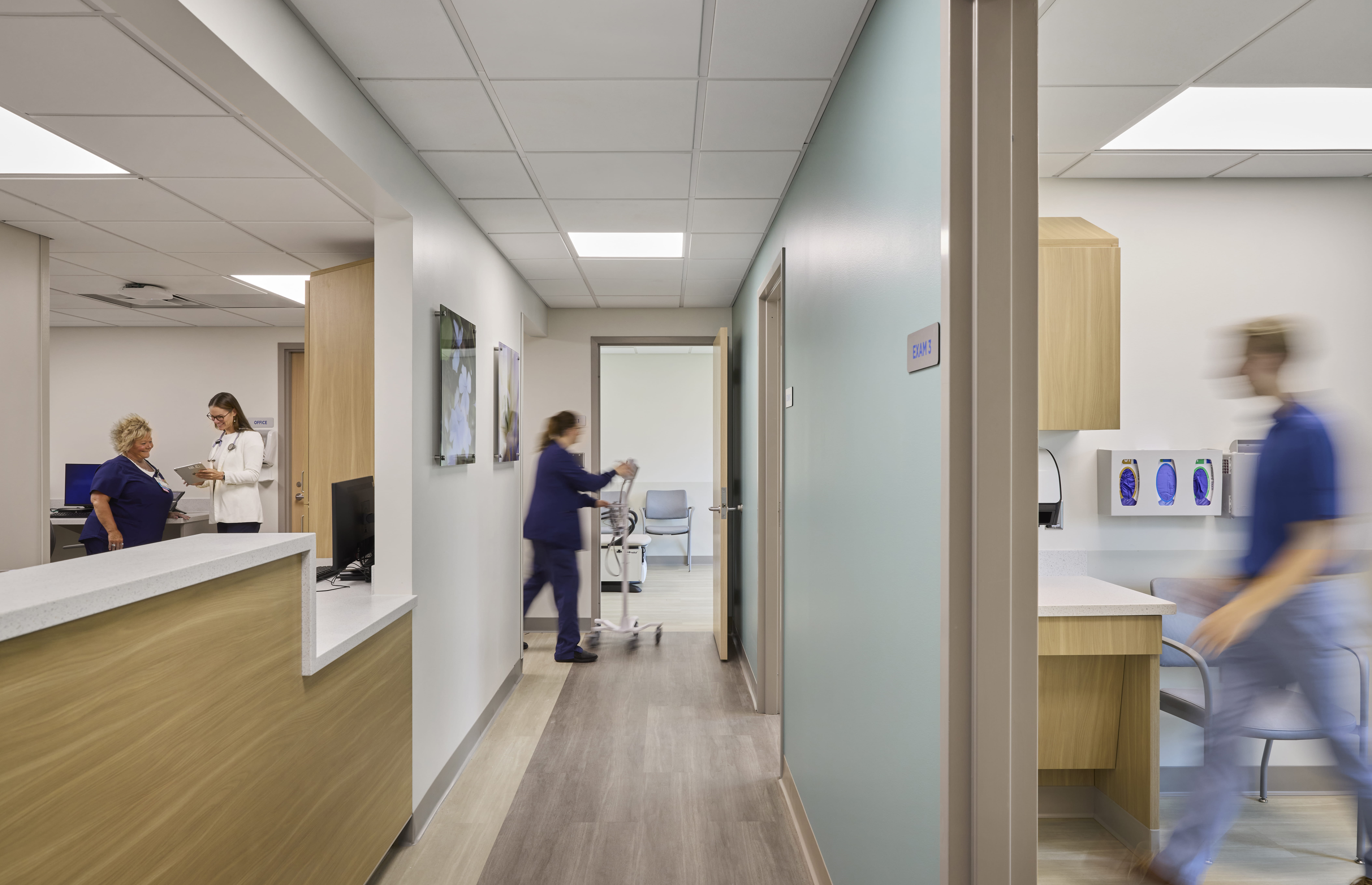 hallway at Mercy Health — Fallen Timbers Cardiology