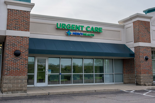 exterior of Mercy Health Urgent Care, Maineville